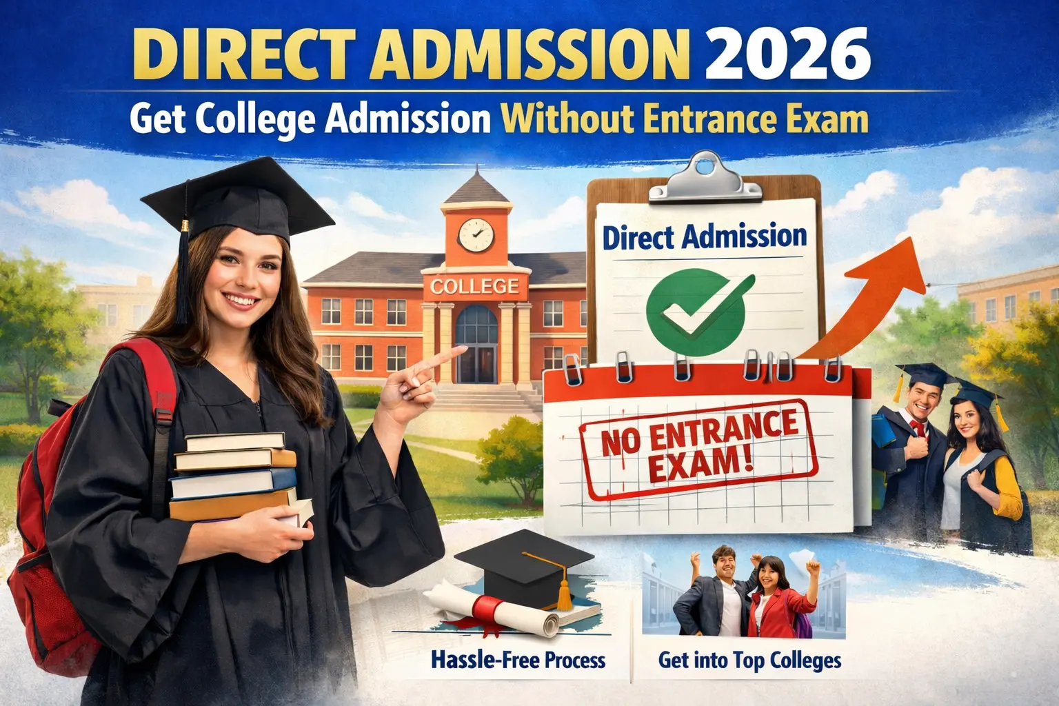 Direct Admission 2026: Get College Admission Without Entrance Exam