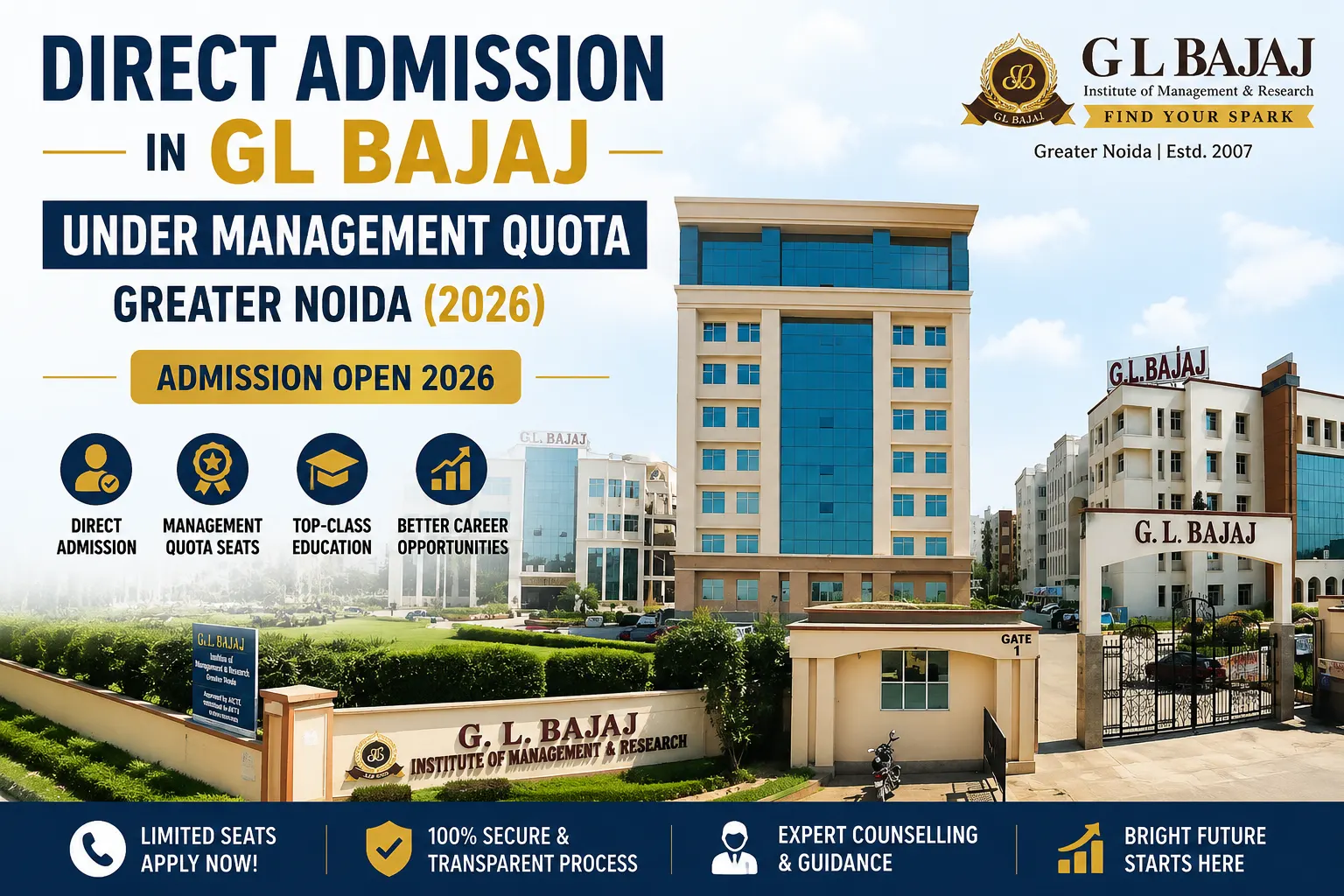 Direct Admission in GL Bajaj Under Management Quota Greater Noida (2026)