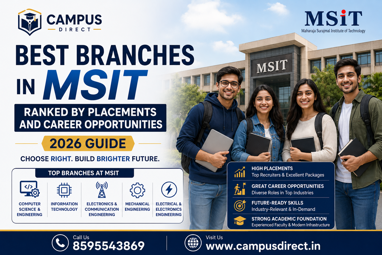 Best Branches in MSIT Ranked by Placements and Career Opportunities (2026 Guide)