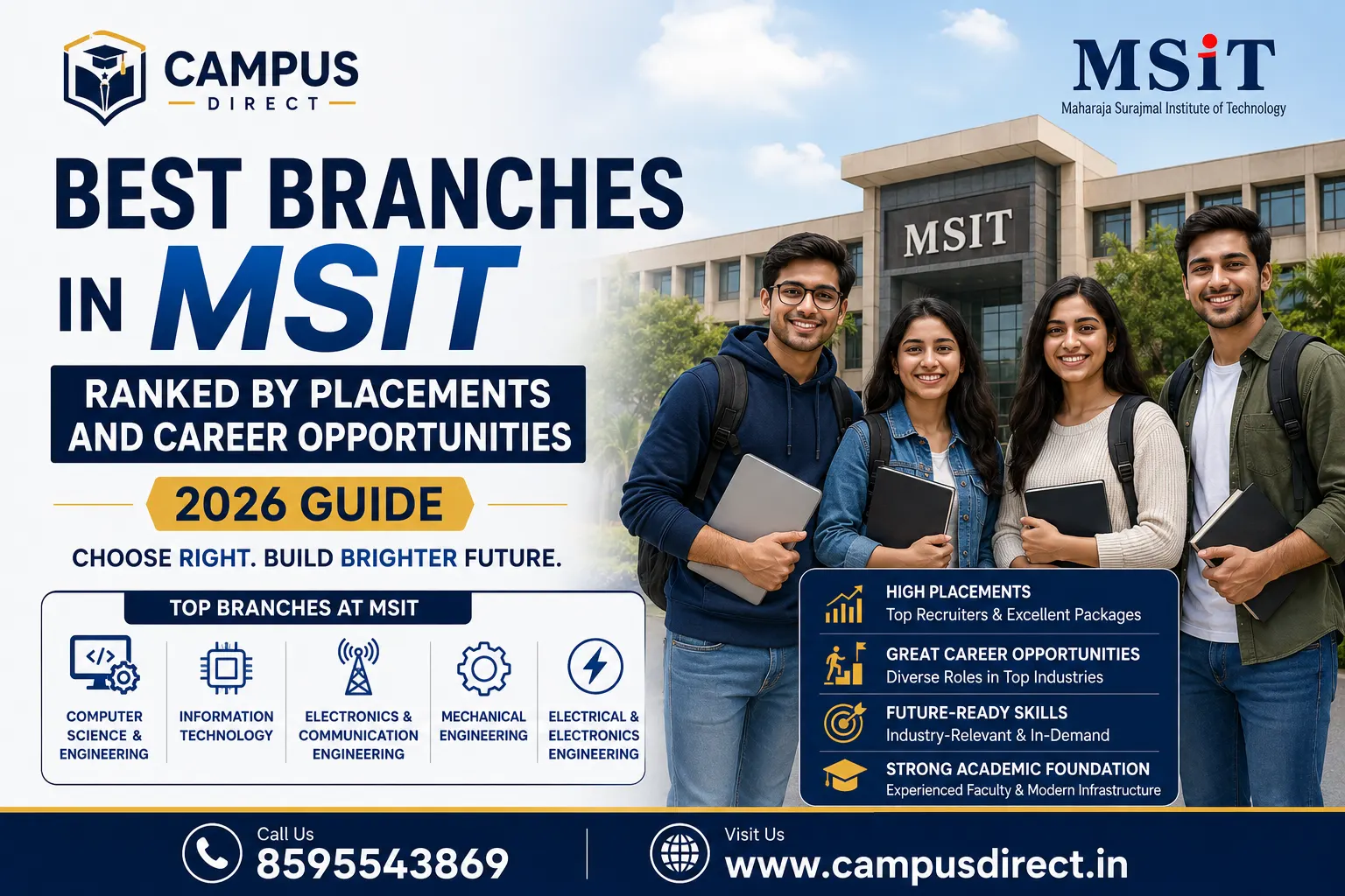 Best Branches in MSIT Ranked by Placements and Career Opportunities (2026 Guide)