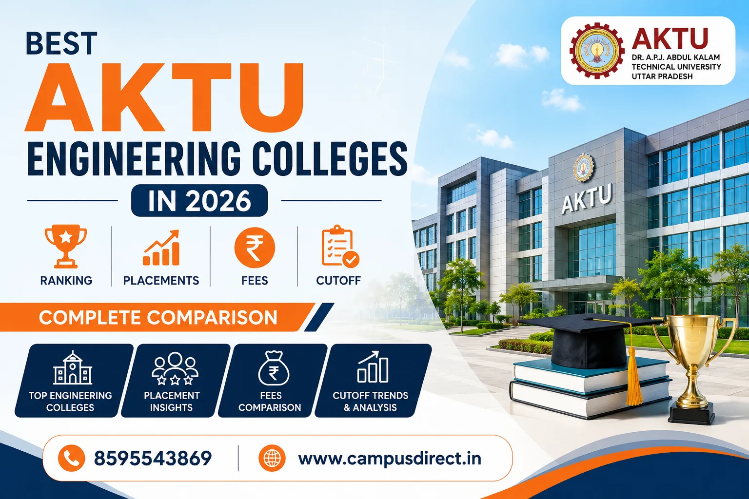 Best AKTU Engineering Colleges in 2026: Ranking, Placements, Fees & Cutoff (Complete Comparison)