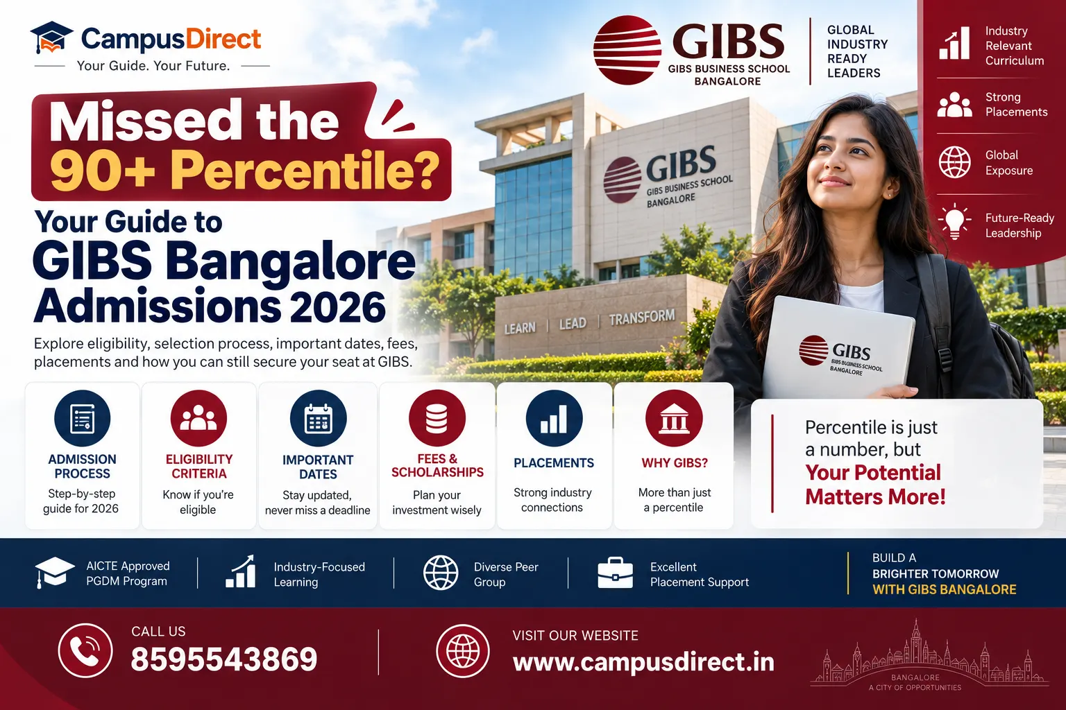 Missed the 90+ Percentile? Your Guide to GIBS Bangalore Admissions 2027