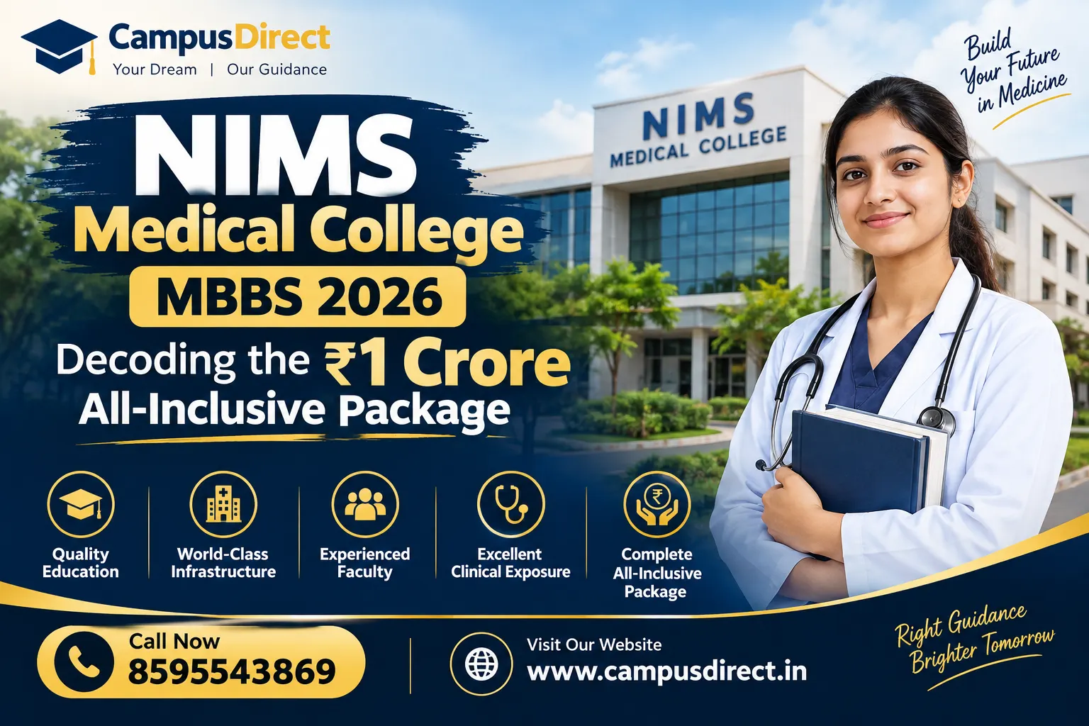 NIMS Medical College MBBS 2026: Decoding the ₹1 Crore All-Inclusive Package