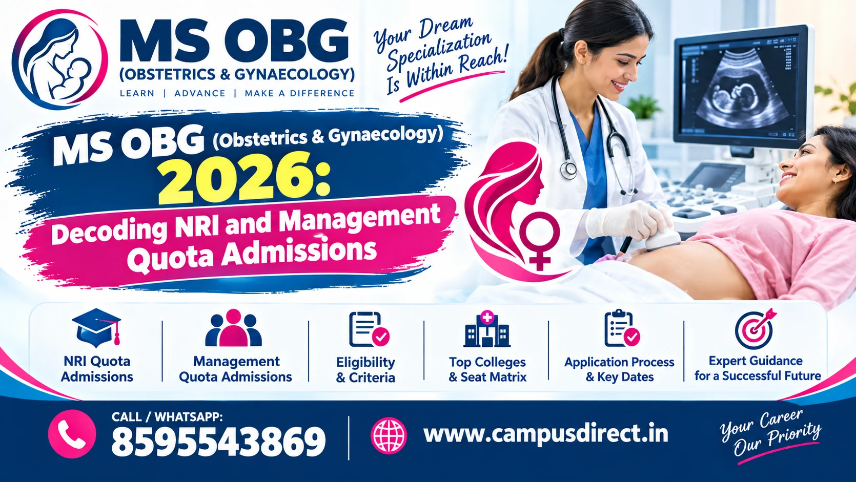 MS OBG (Obstetrics & Gynaecology) 2026: Decoding NRI and Management Quota Admissions